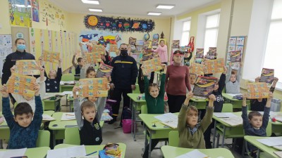 Cпівробітники ДСНС України у Кіровоградській області провели профілактичну бесіду серед учнів